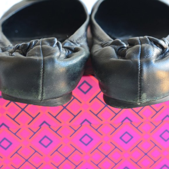 Tory Burch Black Reva Ballet Flats - Picture 3 of 7